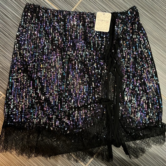 Free People Rush Half Slip Mini Skirt - Picture 2 of 2